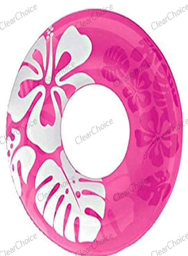 ClearChoice:- Printed Adults Swim Ring Swimming Pool Ring Tube - Swimming Inflatable Ring(9 + Years Up)(Multi Color)(Size -36''inch)(1 PIS) - Image 4